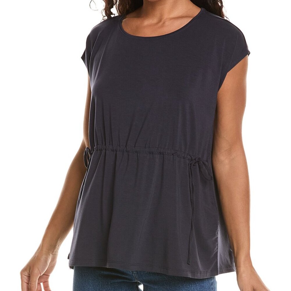 Eileen Fisher Boxy Jersey Top - NWT